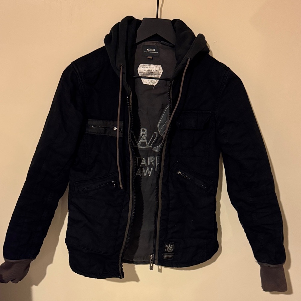 G-Star Black and Gray Lightweight Jacket